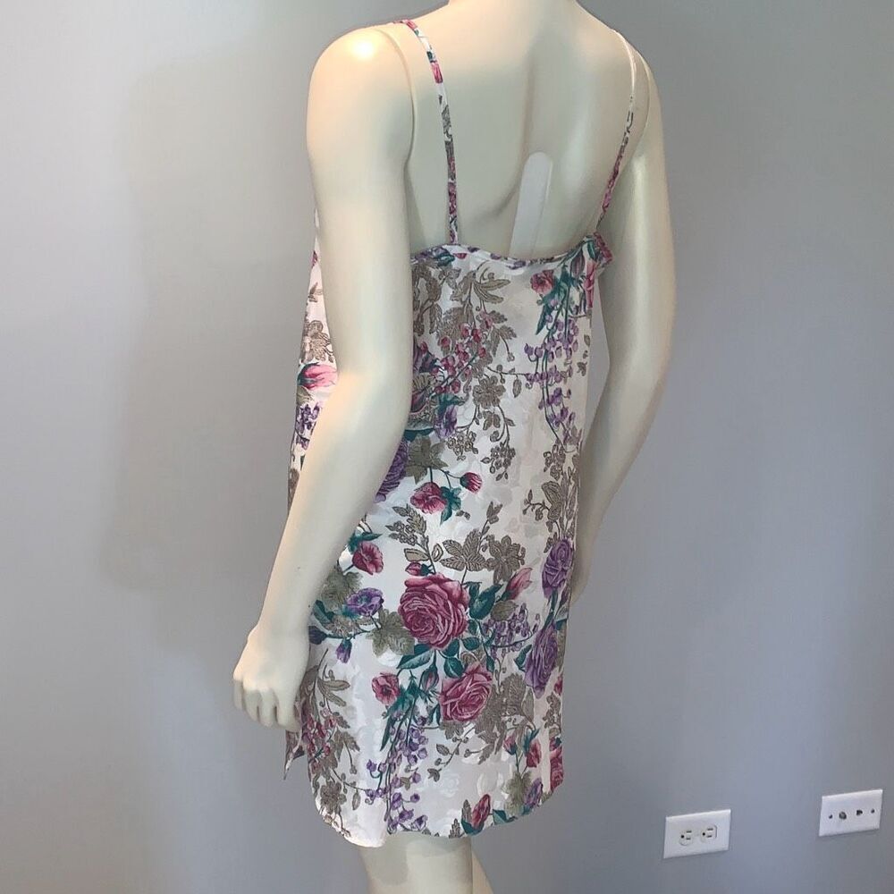 Vintage California‎ Miss Satin Slip Dress Chemise Nightie Size Medium - Picture 6 of 10